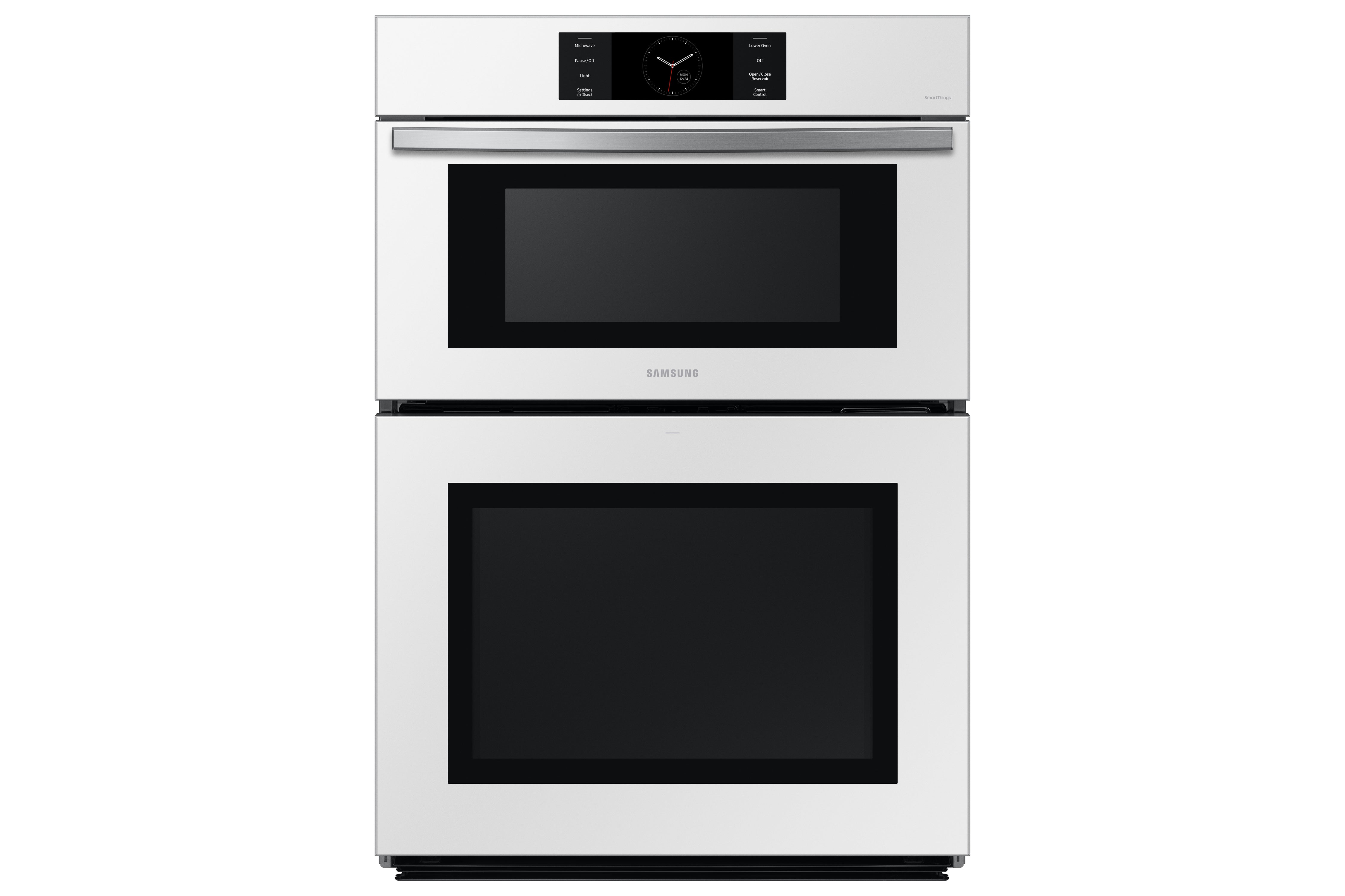 Samsung - 5.1 cu. ft Combination Wall Oven in White - NQ70CB700D12AA