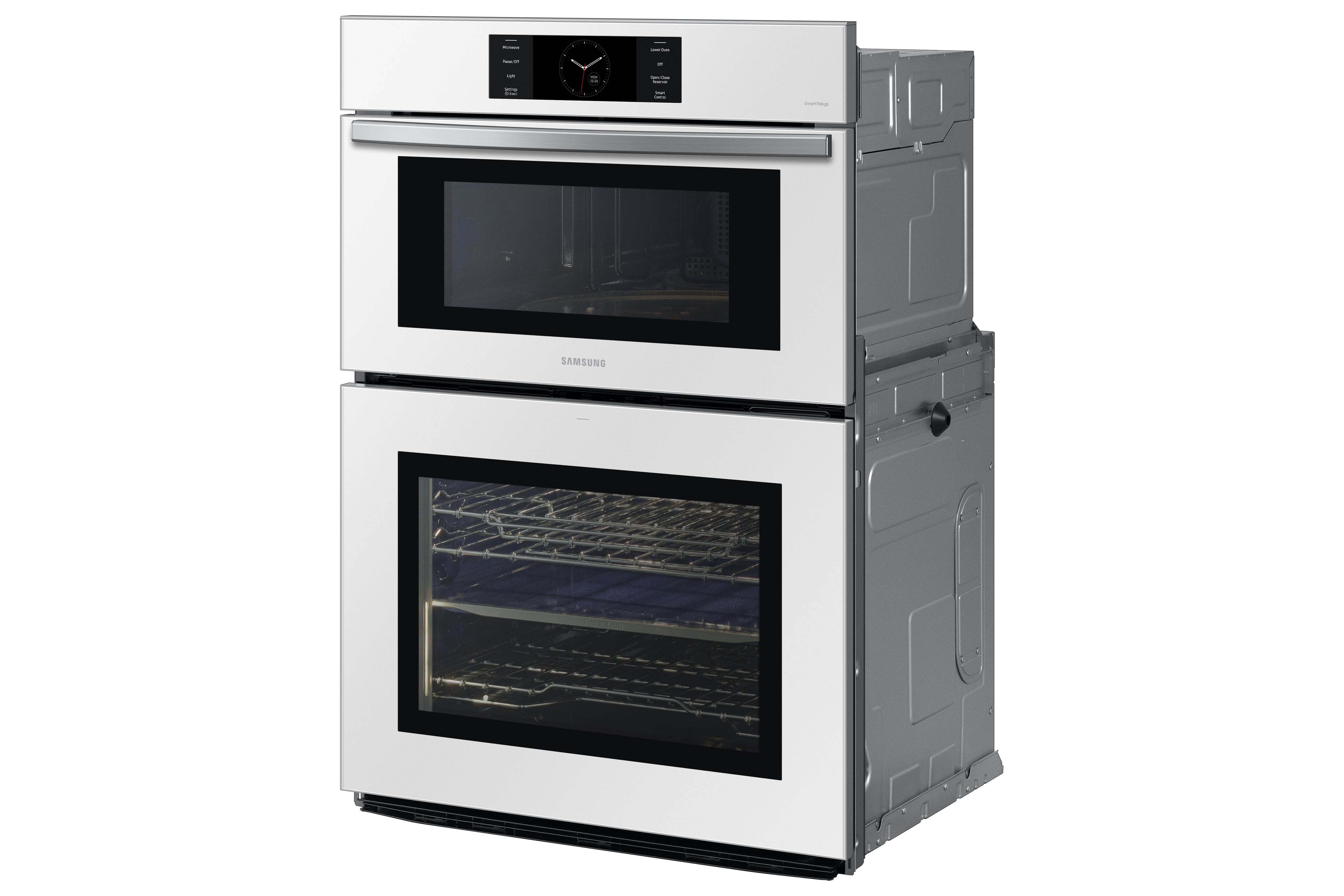 Samsung - 5.1 cu. ft Combination Wall Oven in White - NQ70CB700D12AA