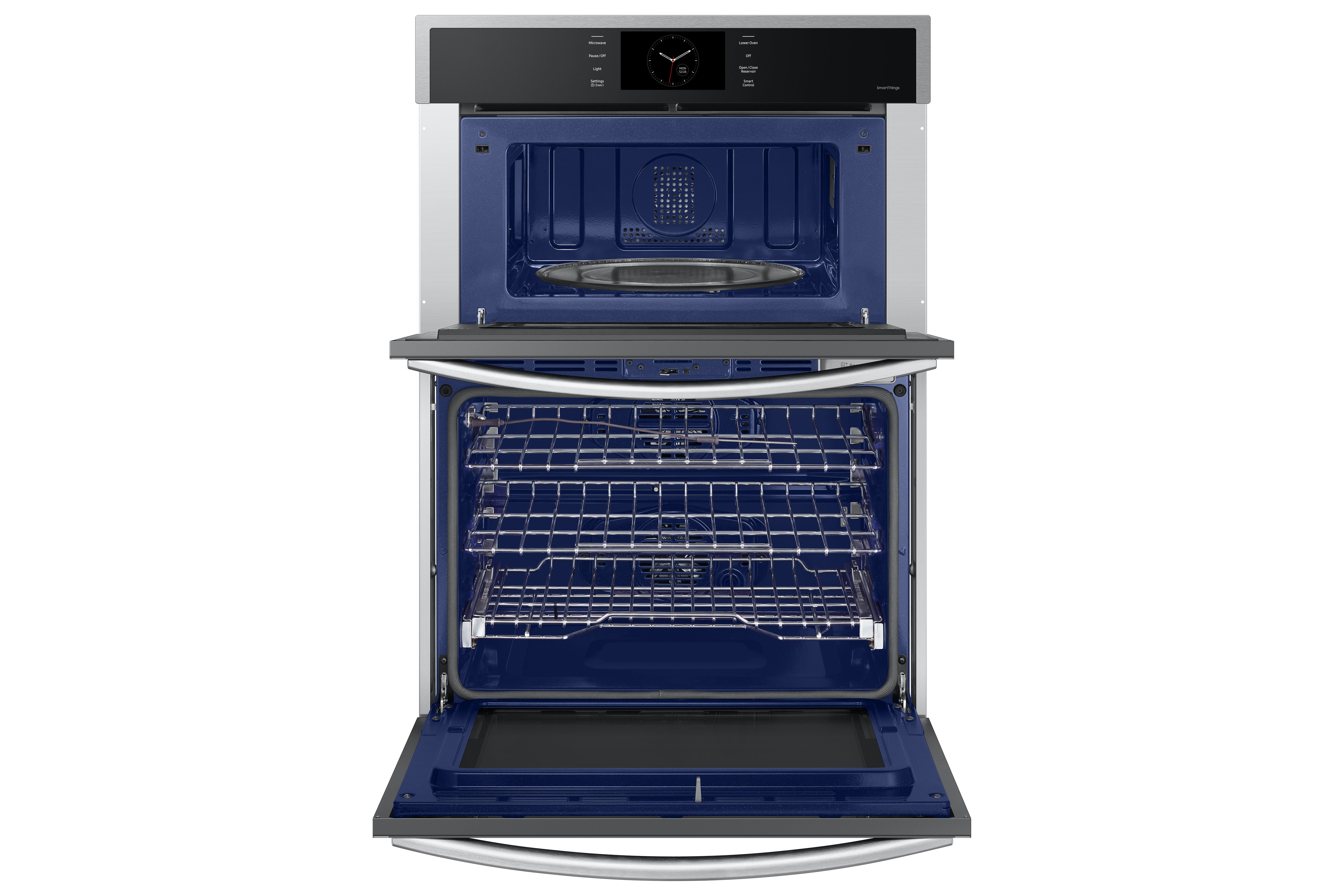 Samsung - 5.1 cu. ft Combination Wall Oven in Stainless - NQ70CG600DSRAA