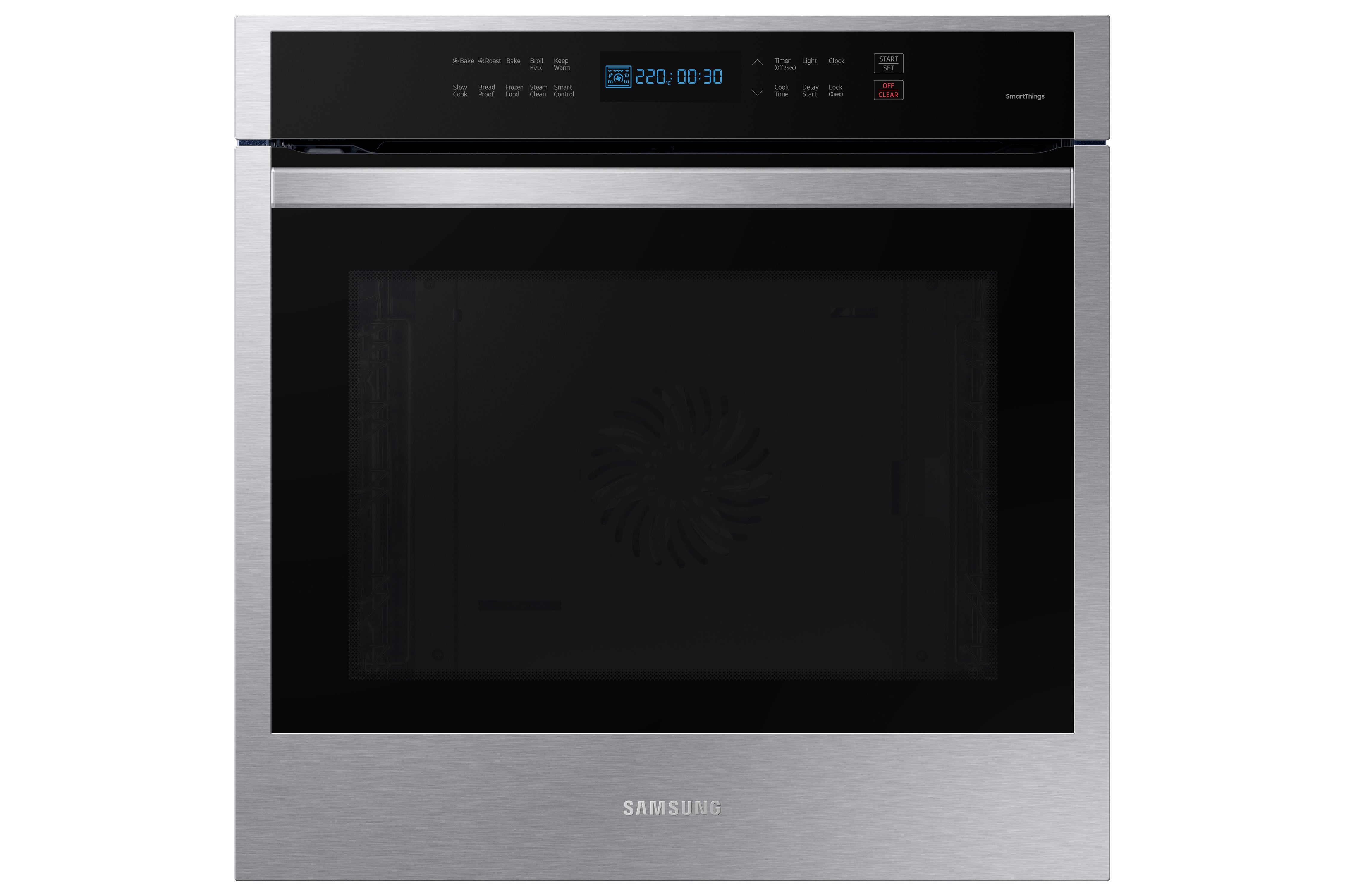 Samsung - 3.1 cu. ft Single Wall Oven in Stainless - NV31T4551SS