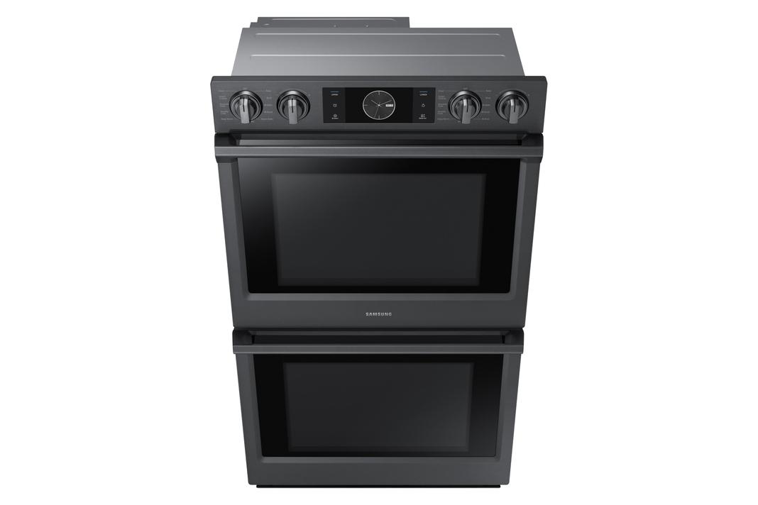 Samsung - 10.2 cu. ft Double Wall Oven in Black Stainless - NV51K7770DG