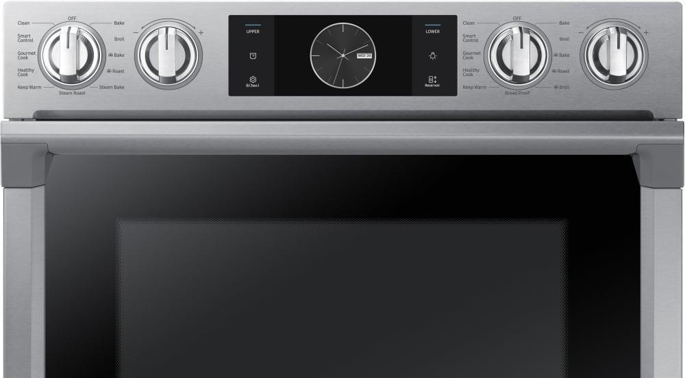 Samsung - 10.2 cu. ft Double Wall Oven in Stainless - NV51K7770DS