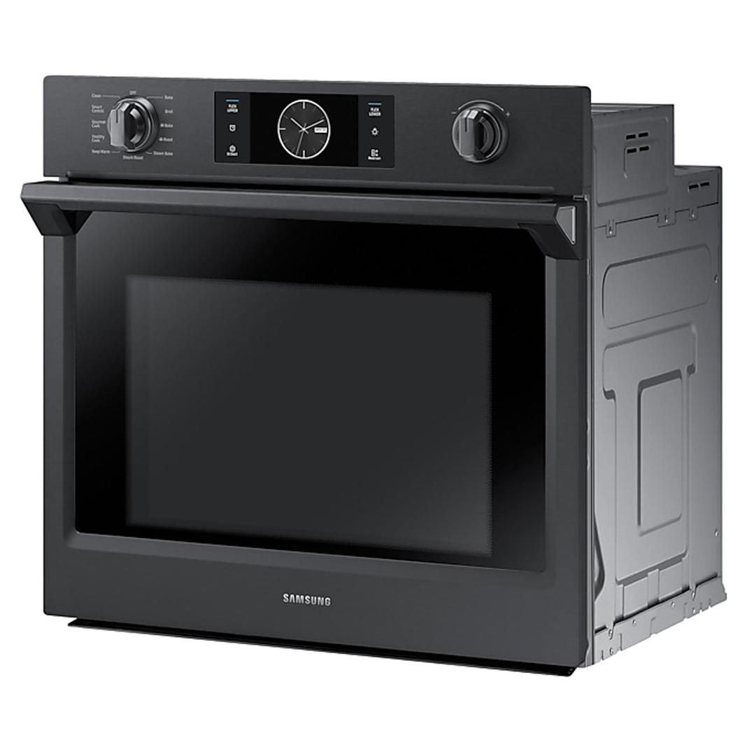 Samsung - 5.1 cu. ft Single Wall Oven in Black Stainless - NV51K7770SG