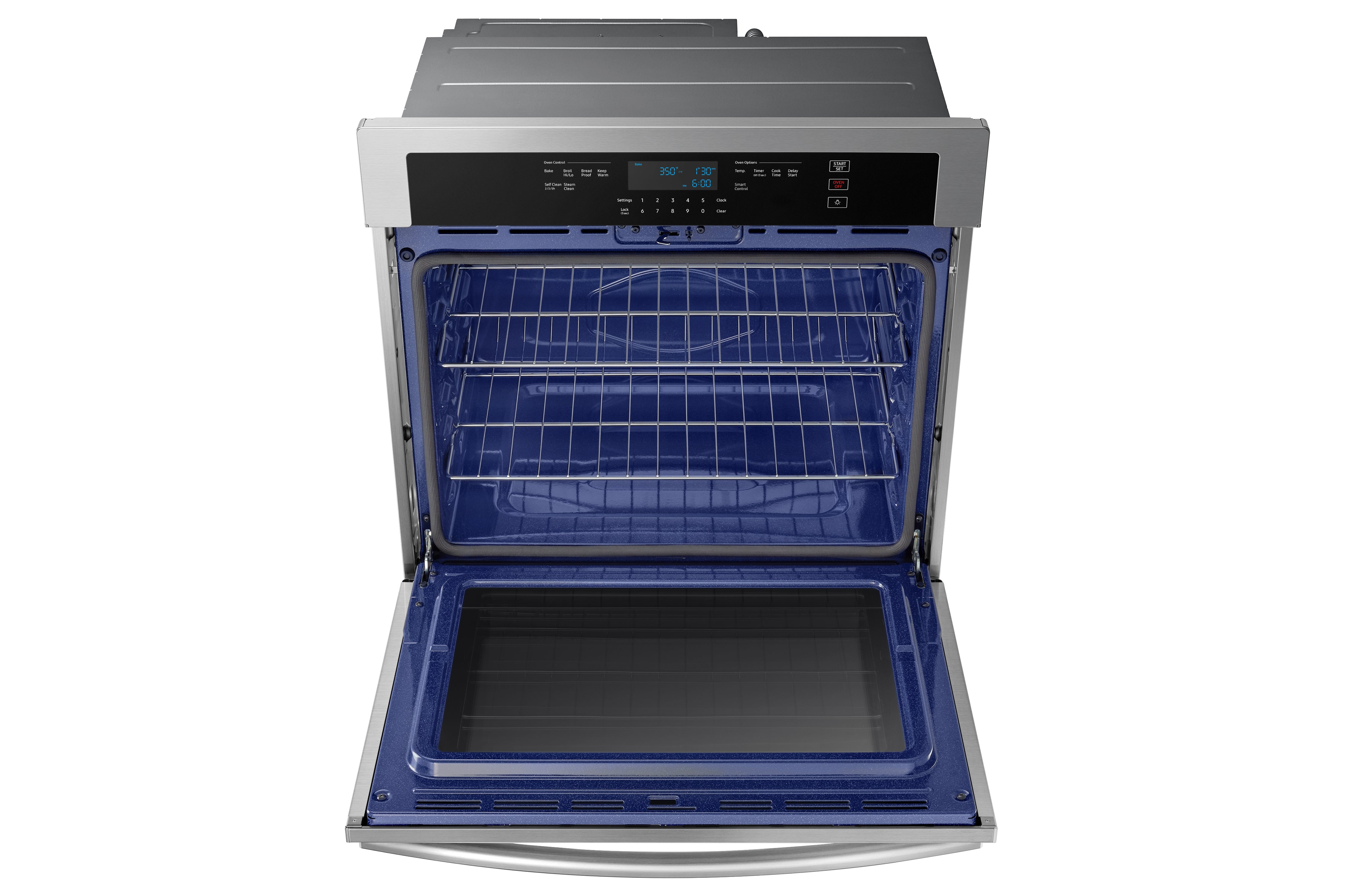 Samsung - 5.1 cu. ft Single Wall Oven in Stainless - NV51T5512SS