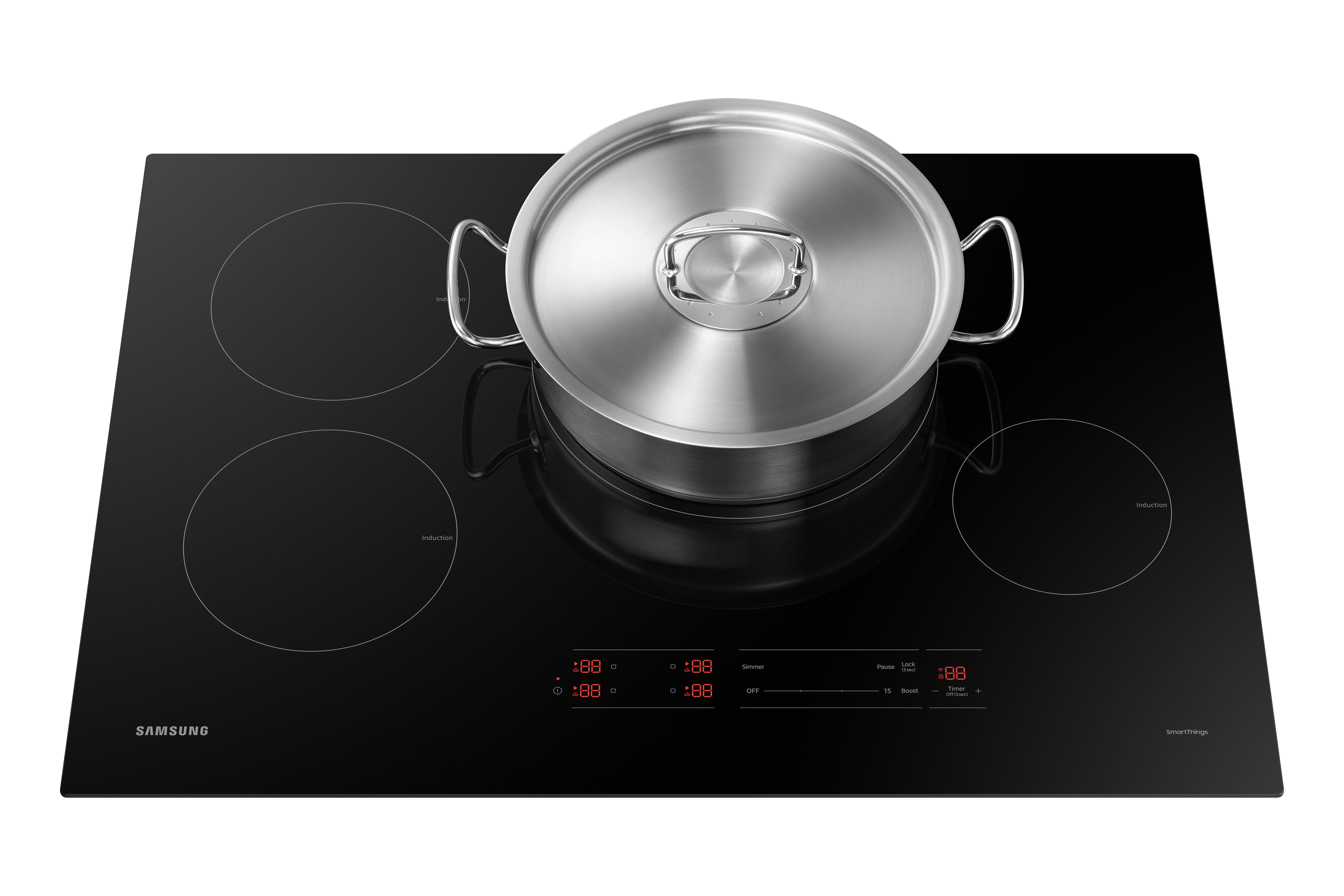 Samsung - 30 inch wide Induction Cooktop in Black - NZ30A3060UK