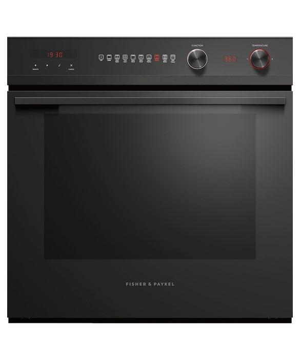 Fisher Paykel - 3 cu. ft Single Wall Wall Oven in Black - OB24SCD9PB1