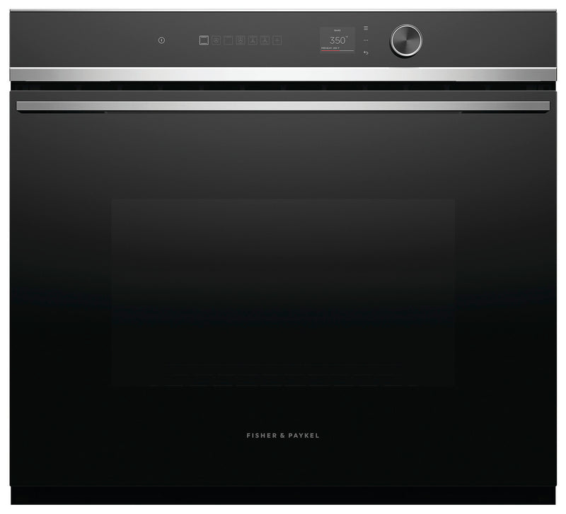 Fisher & Paykel - 4.1 cu. ft Single Wall Oven in Black - OB30SD14PLX1