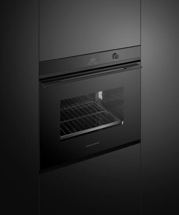 Fisher Paykel - 4.1 cu. ft Single Wall Wall Oven in Black - OB30SDPTDB1