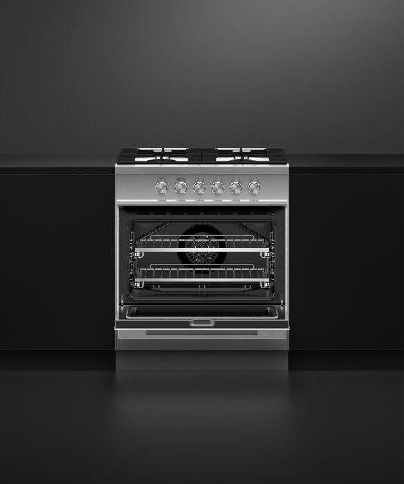 Fisher Paykel - 3.5 cu. ft  Gas Range in Stainless - OR30SDG4X1