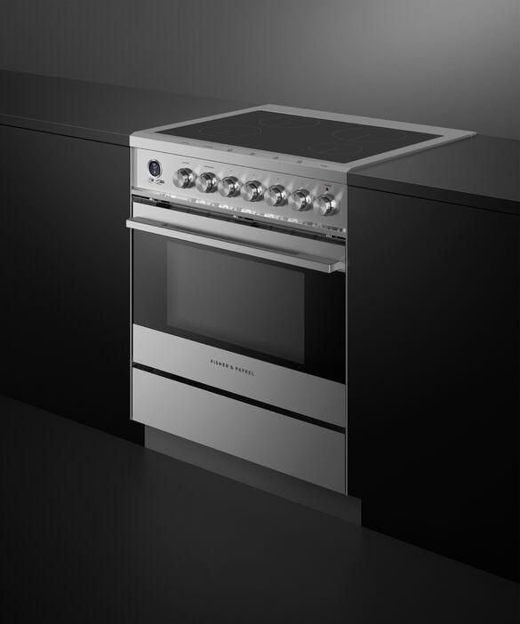 Fisher Paykel - 3.5 cu. ft  Induction Range in Stainless - OR30SDI6X1