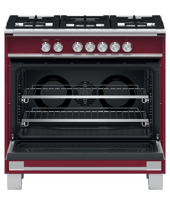 Fisher Paykel - 4.9 cu. ft  Gas Range in Red - OR36SCG4R1