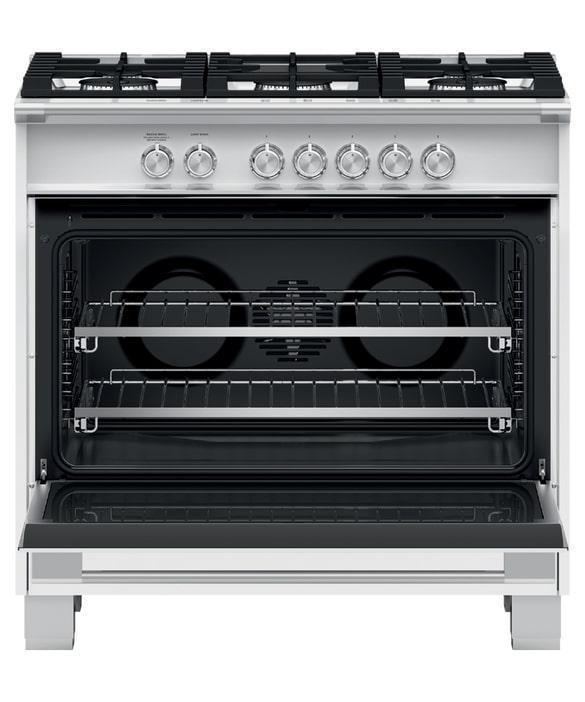 Fisher Paykel - 4.9 cu. ft  Gas Range in White - OR36SCG4W1