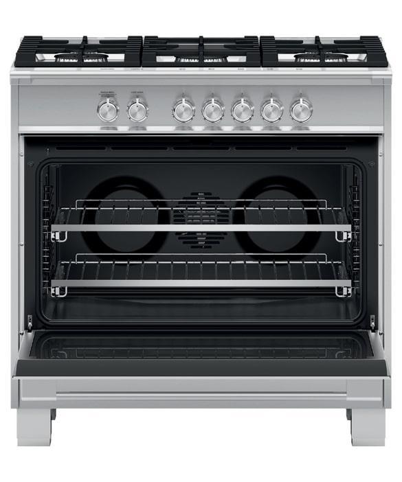 Fisher Paykel - 4.9 cu. ft  Gas Range in Stainless - OR36SCG4X1