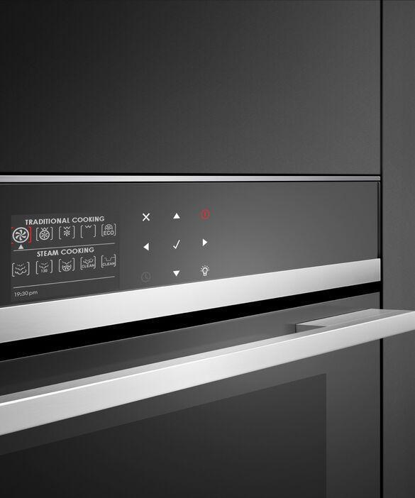 Fisher Paykel - 1.3 cu. ft Steam Wall Oven in Stainless - OS24NDB1