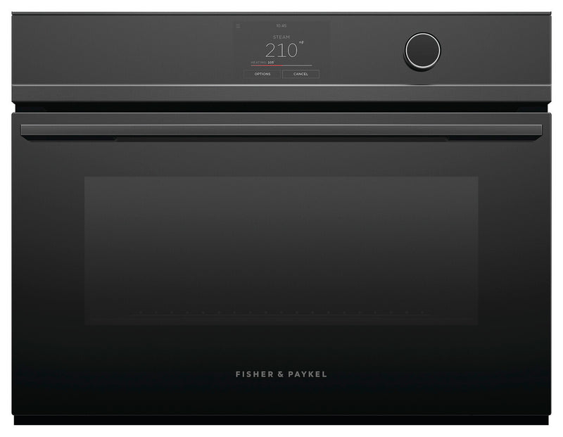 Fisher Paykel - 1.6 cu. ft Single Wall Oven in Black - OS24NDTDB1