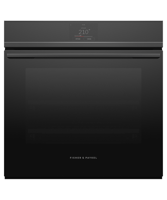Fisher Paykel - 3 cu. ft Steam Combination Wall Oven in Black - OS24SDTB1