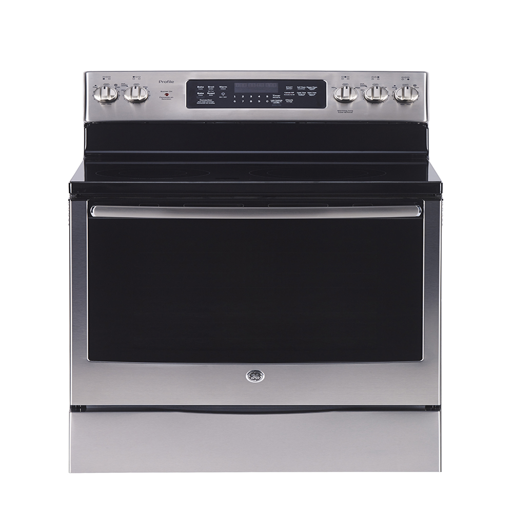 GE Profile - 6.2 cu. ft  Electric Range in Stainless - PCB905YPFS