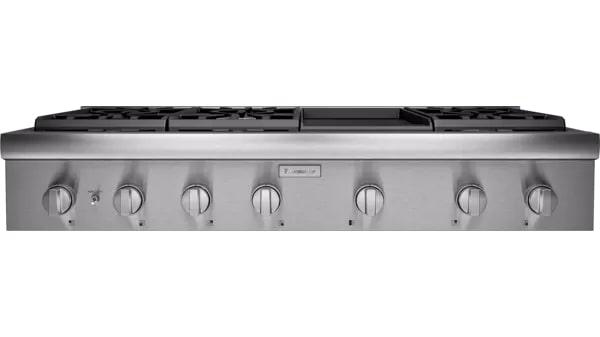 Thermador - 47.9375 inch wide Gas Cooktop in Stainless - PCG486WD