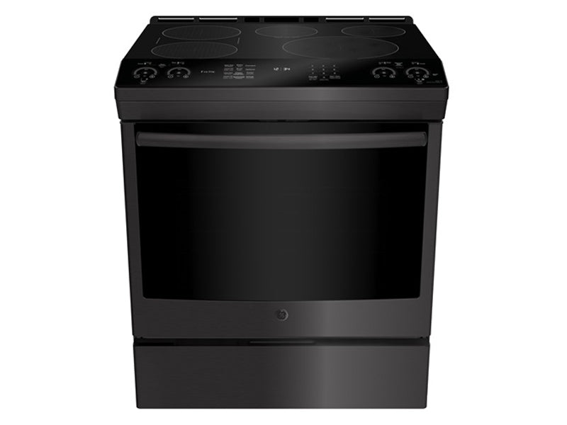 GE Profile - 5.3 cu. ft  Induction Range in Black Stainless - PCHS920BTMS