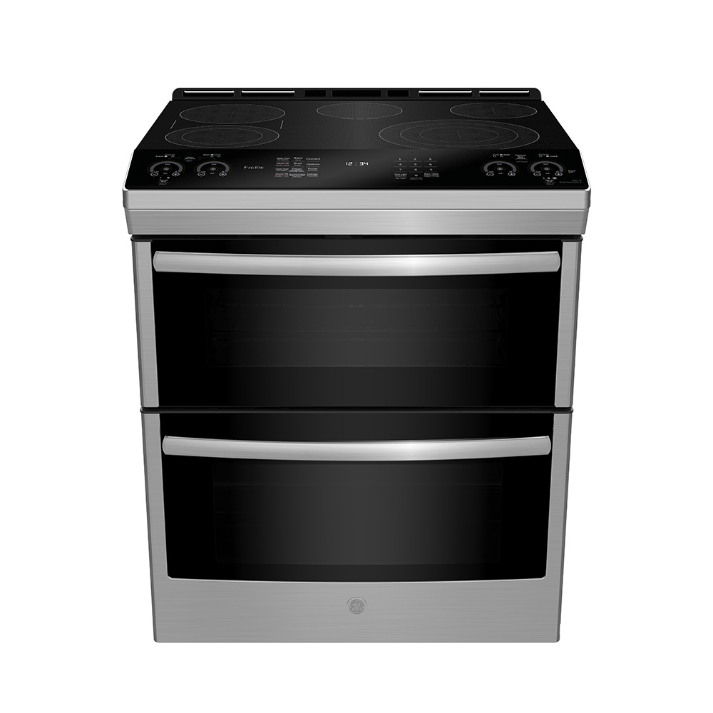 GE Profile - 6.7 cu. ft  Electric Range in Stainless - PCS980YMFS