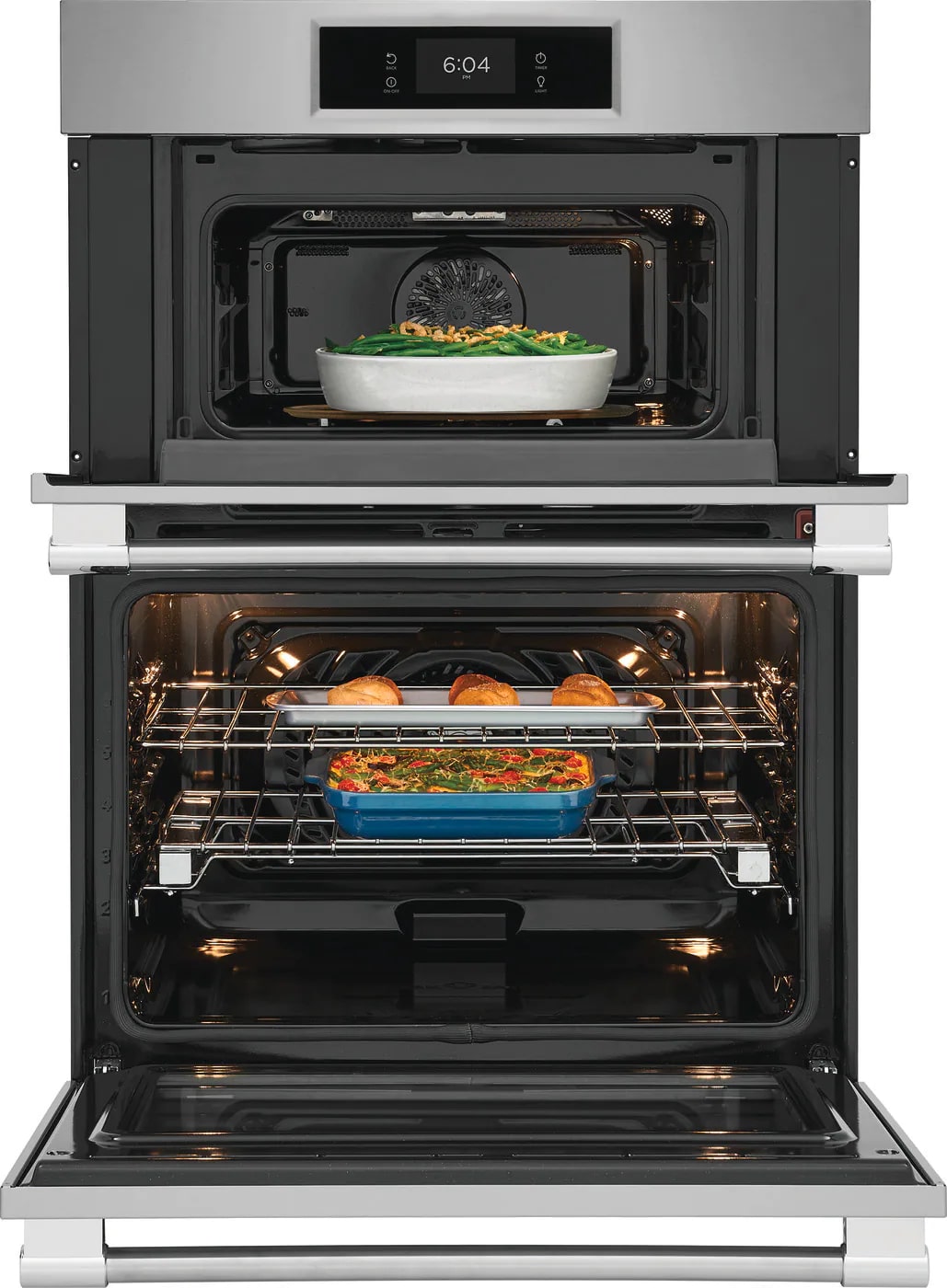 Frigidaire Professional - 5.3 cu. ft Combination Wall Oven in Stainless - PCWM3080AF