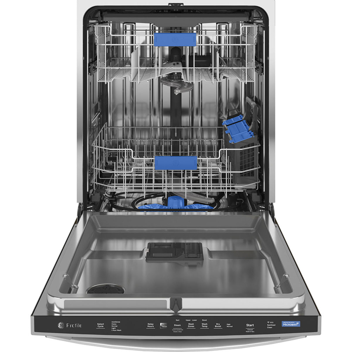 GE Profile - 45 dBA Built In Dishwasher in Grey - PBT865SMPES