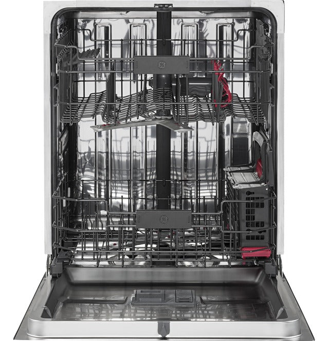 GE Profile - 42 dBA Built In Dishwasher in Black Stainless - PDT845SBLTS
