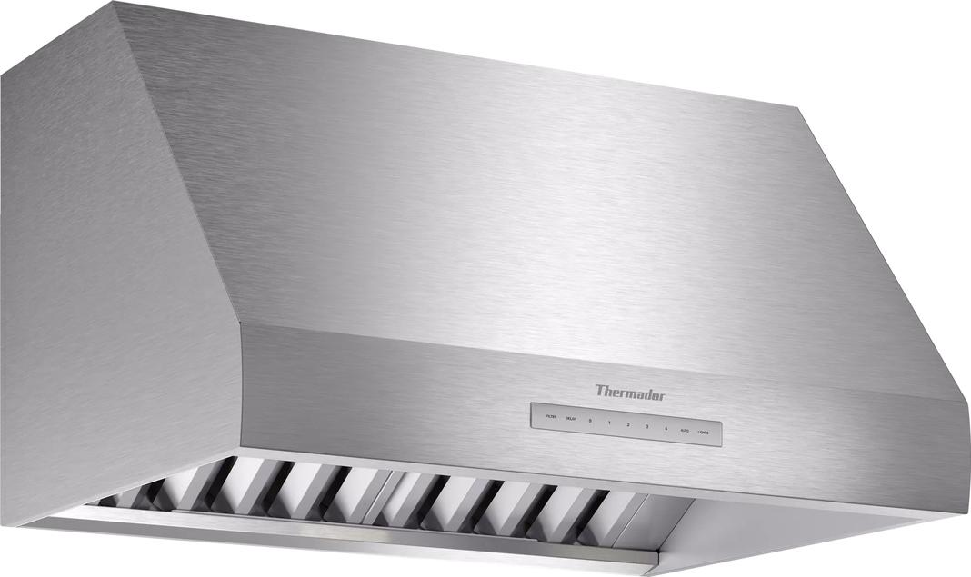 Thermador - 30 Inch Wall Mount and Chimney Range Vent in Stainless - PH30HWS