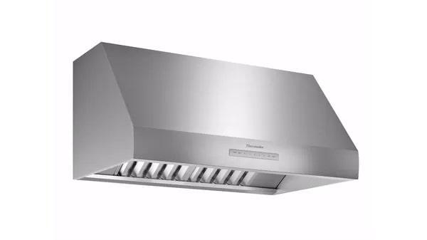 Thermador - 36 Inch Wall Mount and Chimney Range Vent in Stainless - PH36HWS