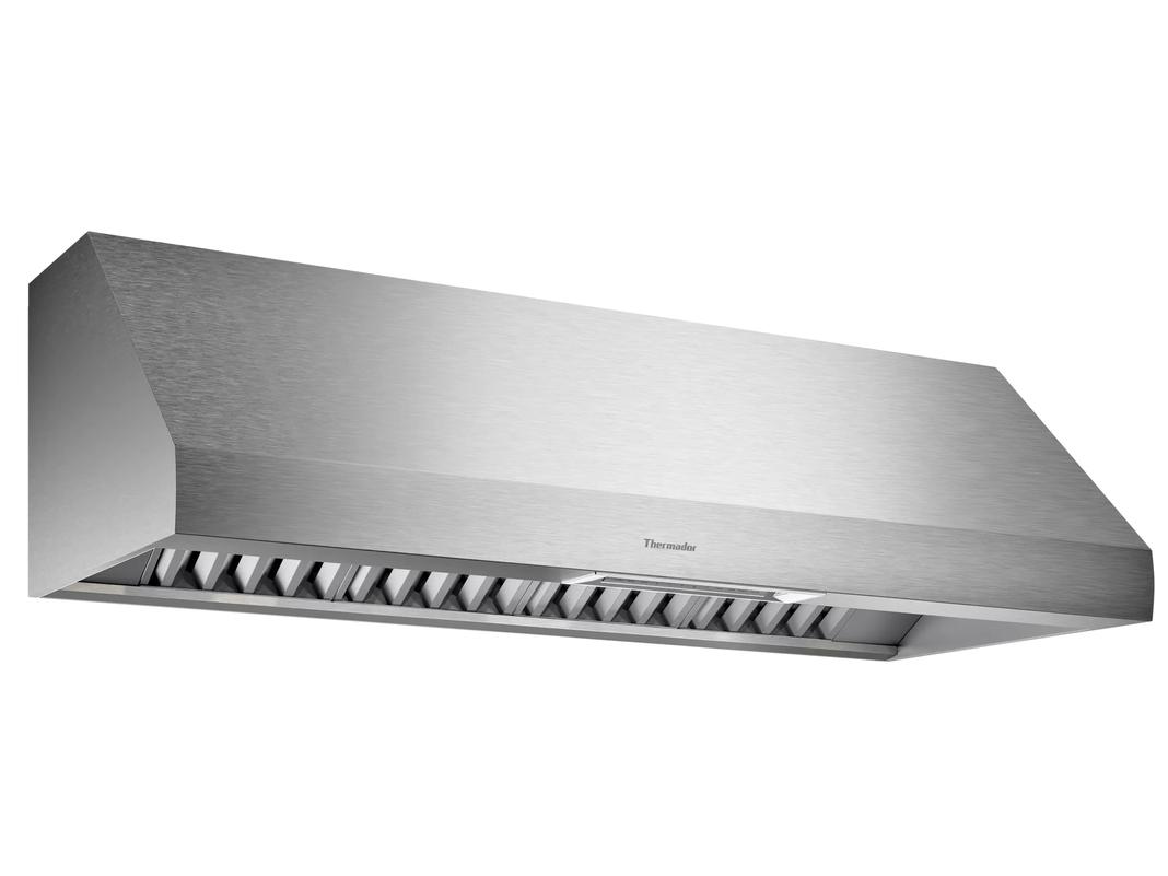 Thermador - 60 Inch Wall Mount and Chimney Range Vent in Stainless - PH60GWS