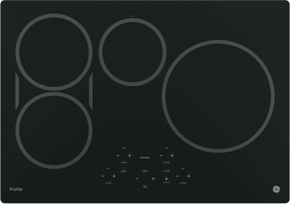 GE Profile - 29.75 inch wide Induction Cooktop in Black - PHP9030DJBB