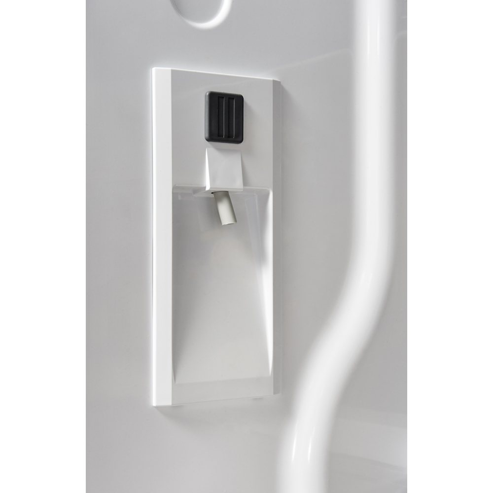 GE Profile - 29.75 Inch 20.8 cu. ft French Door Refrigerator in White - PNE21NGLKWW