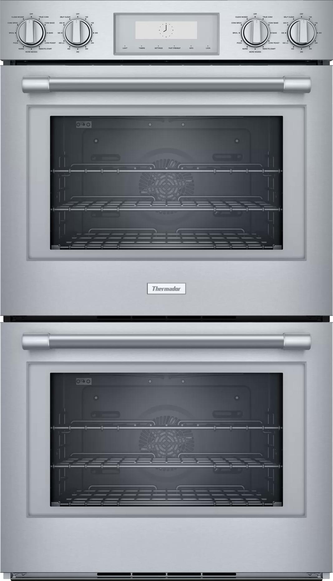 Thermador - 9 cu. ft Double Wall Oven in Stainless - PO302W