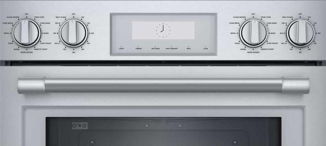 Thermador - 9 cu. ft Double Wall Oven in Stainless - PO302W
