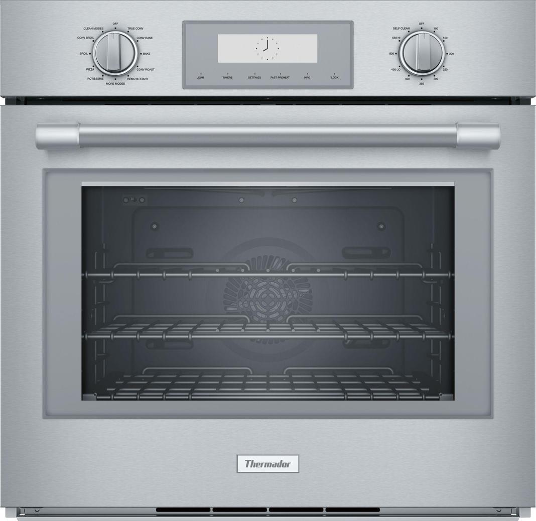 Thermador - 4.5 cu. ft Single Wall Oven in Stainless - POD301W