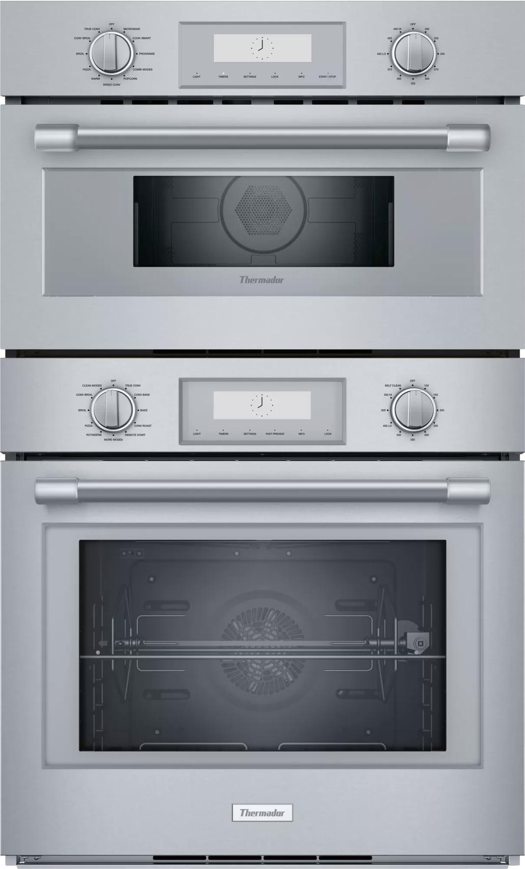 Thermador - 7.1 cu. ft Combination Oven in Stainless - PODMC301W