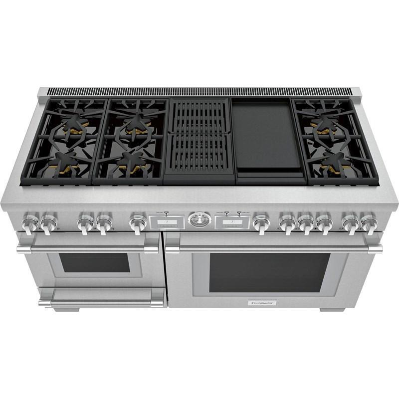 Thermador - 7.3 cu. ft  Dual Fuel Range in Stainless - PRD606WCSG