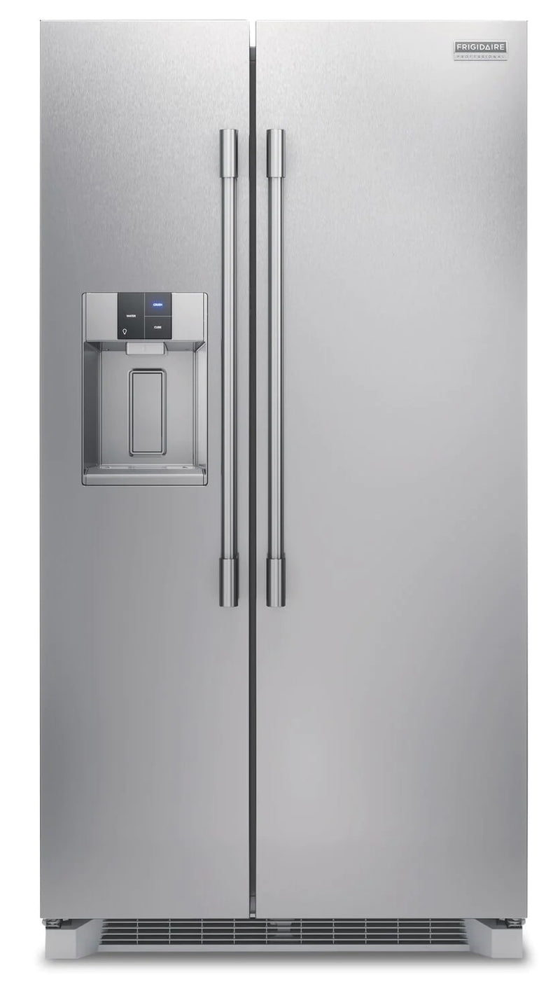 Frigidaire Professional - 36.2 Inch 22.3 cu. ft Side by Side Refrigerator in Stainless - PRSC2222AF