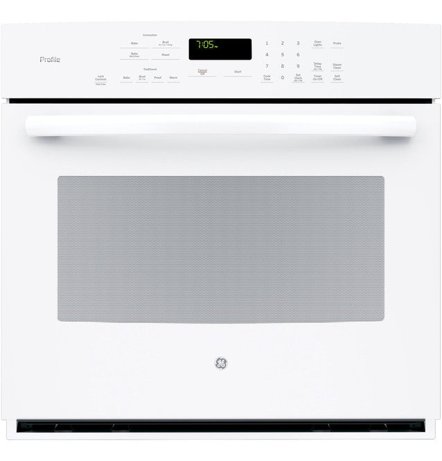GE Profile - 5 cu. ft Single Wall Oven in White - PT7050DFWW