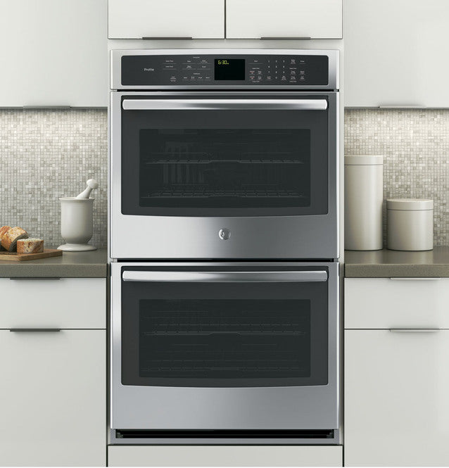 GE Profile - 10 cu. ft Double Wall Oven in Stainless - PT7550SFSS