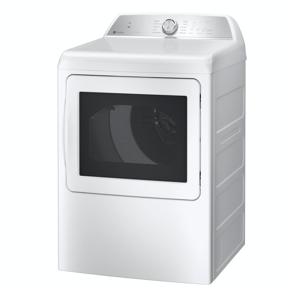 GE Profile - 7.4 cu. Ft  Gas Dryer in White - PTD60GBSRWS