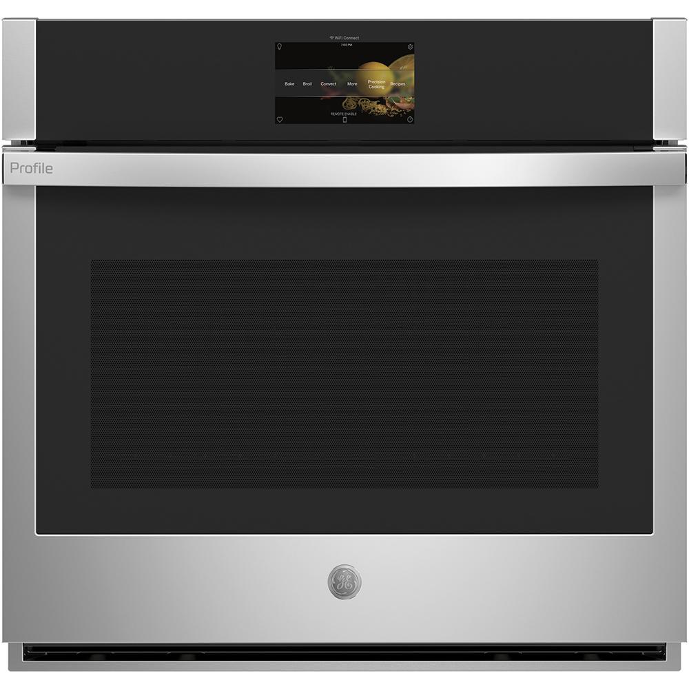 GE Profile - 5 cu. ft Single Wall Oven in Stainless - PTS7000SNSS