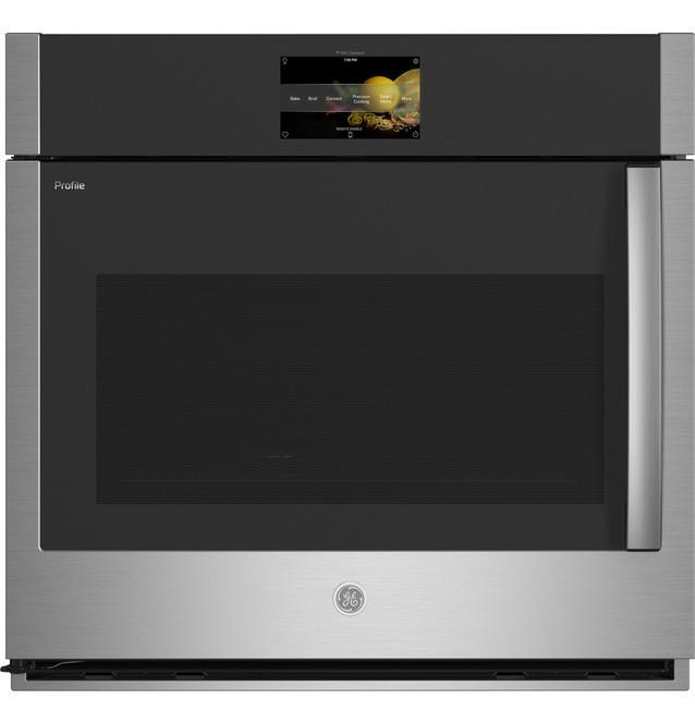 GE Profile - 5 cu. ft Single Wall Oven in Stainless - PTS700LSNSS