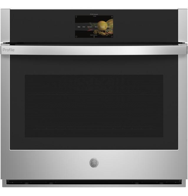 GE Profile - 5 cu. ft Single Wall Oven in Stainless - PTS9000SNSS