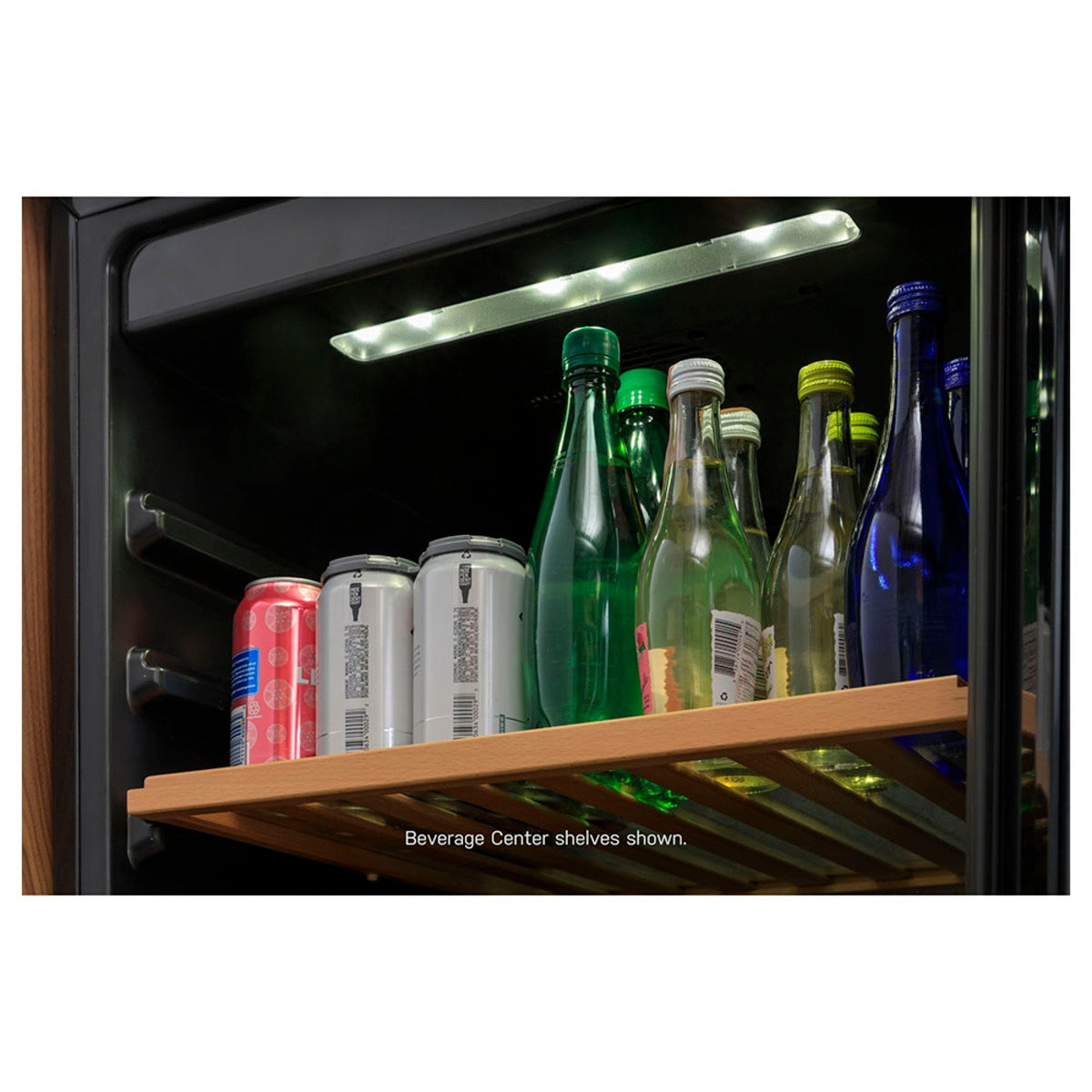 GE Profile - 23.5 Inch 5.1 cu. ft Beverage Centre Refrigerator in Black Stainless - PVS06BSPSS