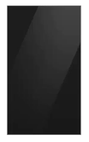 Samsung - Bespoke 4-Door Flex Refrigerator Bottom Panel in Black - RA-F18DBB33 - RA-F18DBB33