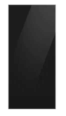 Samsung - Bespoke 4-Door Flex Refrigerator Upper Panel in Black - RA-F18DUU33 - RA-F18DUU33