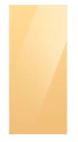 Samsung - Bespoke 4-Door Flex Refrigerator Upper Panel in Yellow - RA-F18DUUC0 - RA-F18DUUC0