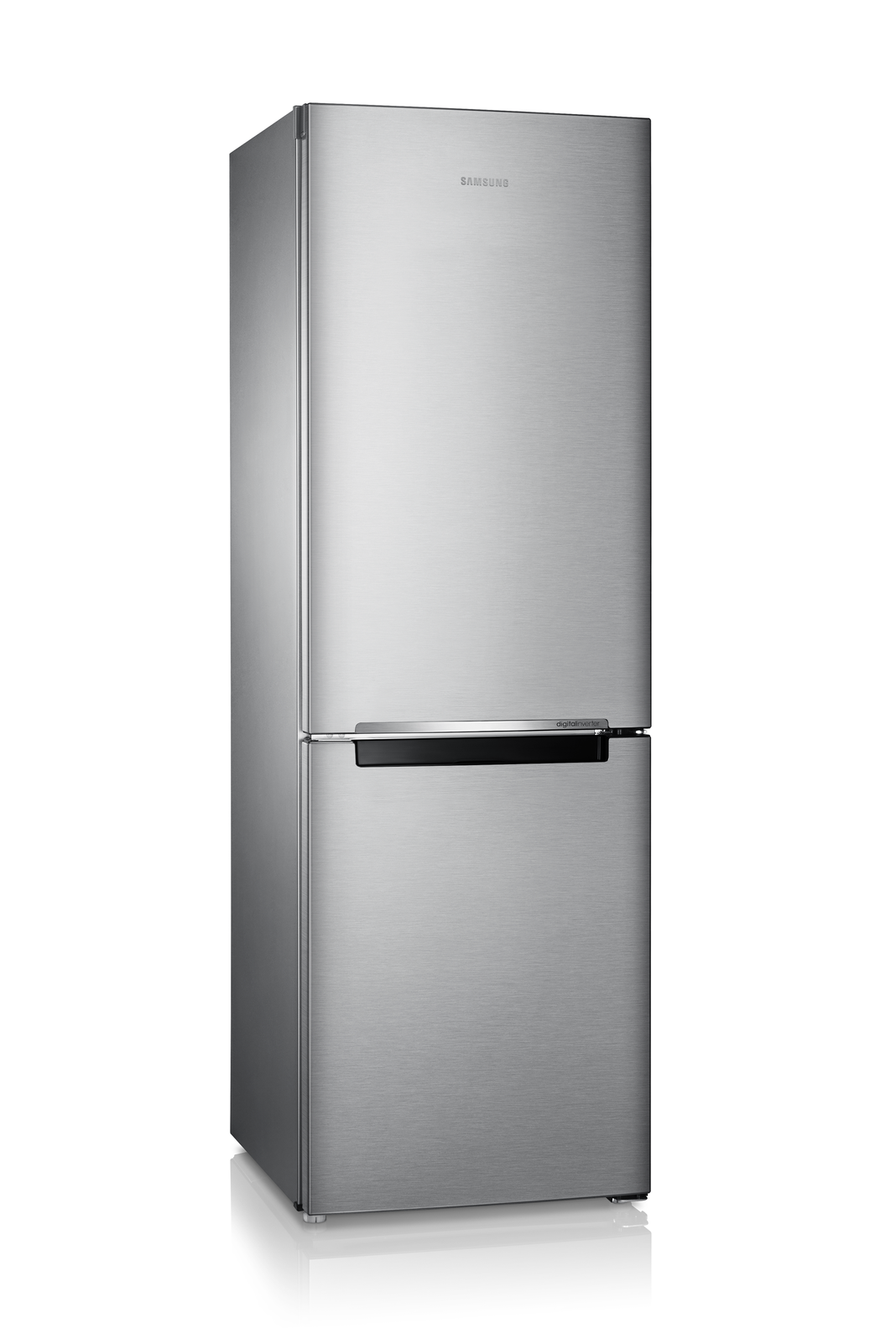 Samsung - 23.4 Inch 10.3 cu. ft Bottom Mount Refrigerator in Stainless - RB10FSR4ESR