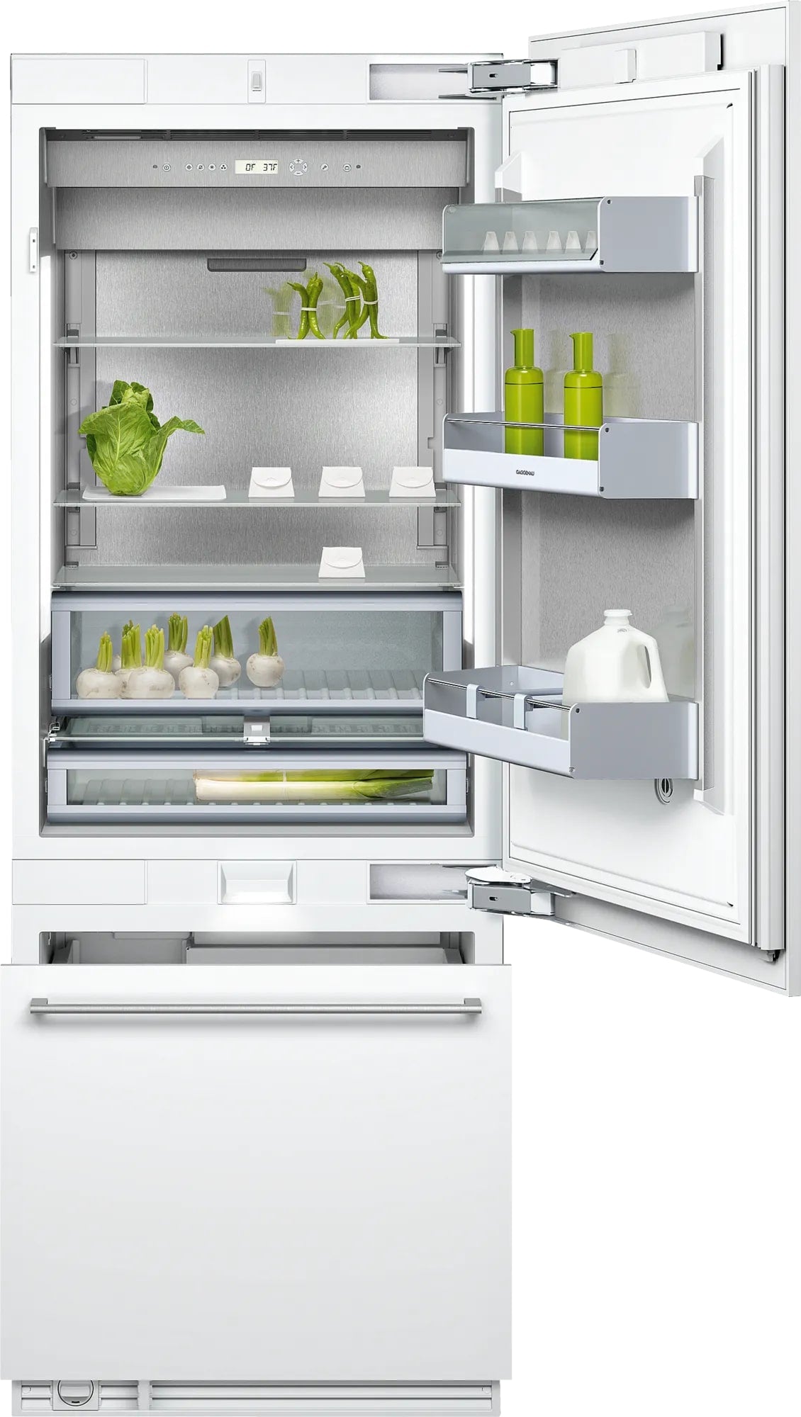 Gaggenau - 29.75 Inch 16 cu. ft Built In / Integrated Bottom Mount Refrigerator in Panel Ready - RB472701